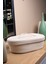 Jüt Hasır Sepet Oval Kapaklı Organizer 30 x 20 2