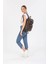 Unisex Suya Dayanıklı 15.6 Inç Uyumlu Bilgisayar-Notebook Uyumlu Suni Deri Sırt Çantası 3