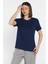Kadın Bisiklet Yaka Basic Tişört 2