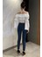 Kadın Likralı Jean Kot Pantolon 3