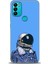 General Mobile Gm 21 Plus Kılıf Hd Baskılı - Mavi Astronot 1