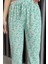 Desenli Bel Lastikli Kadın Pijama Altı 4