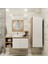 Rona 100 cm Banyo Dolabı Takımı - Ayna, Lavabo, Alt Dolap ve Boy Dolap Dahil 1