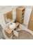 Rona 100 cm Banyo Dolabı Takımı - Ayna, Lavabo, Alt Dolap ve Boy Dolap Dahil 5