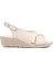 Vienza 31028-551 Anatomik Taban Kadın Sandalet Full Krem 36-40 2