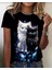 Kediler Baskılı Özel Tasarım Oversize Tshirt 1