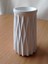 Minimalist Zikzak Desenli Beton Vazo 10 cm 4