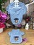 Mavi Penye Korsan Baskılı Kedi Köpek T-Shirt 2