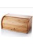Bambu Açılır Kapanır Kapaklı Ekmek Kutusu Ekmeklik Ekmek Dolabı 38X19CM 1