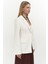 Anisah Belden Oturmalı Ekru Blazer 2