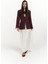 Anisah Belden Oturmalı Bordo Blazer 2