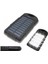 10000 mAh Solar Güneş Enerjili 12 LED Işıklı Flaşörlü Powerbank 1