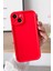 Apple iPhone 13-Apple iPhone 14 Uyumlu Darbe Önleyici Mat Renkli Esnek Viera Kılıf Kırmızı 1