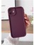 Apple iPhone 11 Uyumlu Darbe Önleyici Mat Renkli Esnek Viera Kılıf Bordo 1