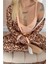 Karamel Wild Charm Exclusive Örme Sabahlıklı Kadın Pijama Takım 5