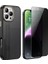 Apple iPhone 16 Pro Max Kılıf M-safe Şarj Özellikli Karbon Fiber Görünümlü Zore Antina Kapak + Hayalet Ekran Koruyucu 1