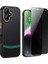 Apple iPhone 16 Plus Kılıf M-safe Şarj Özellikli Karbon Fiber Görünümlü Zore Antina Kapak + Hayalet Ekran Koruyucu 1