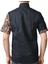 Aşçı Ceketi Desenli Unisex Çıtçıtlı Kısa Kollu Yazlık Chef Aşçı Mutfak Ceket Mandala Desenli 3