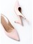 ST-1152 Pembe Rugan Günlük 7 cm Topuklu Kadın Ayakkabı 5