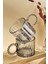 Ringo Line Color Füme 2'li 325 ml Cam Kupa Boncuklu Kulp Mug 2