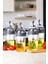 YA-115 Akrilik Plastik 4X350 ml Yağlık Sirkelik Sosluk Yağdanlık 1