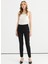 Normal Bel Standart Siyah Kadın Pantolon 25YSL5349 1