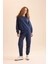 Regular Fit Normal Kalıp Basic İçi Kalın Polarlı Eşofman Takımı D8022AXNS 2