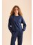 Regular Fit Normal Kalıp Basic İçi Kalın Polarlı Eşofman Takımı D8022AXNS 3
