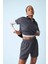 fit Standart Fit Dik Yaka Sporcu Modal Kısa Kollu TIŞÖRT E2931AX25SM 3