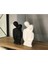 Sarılan Sevgililer Biblo 2'li Set - 2li Set - Sarılan Sevgililer Biblo Siyah ve Beyaz 1