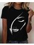 Yüz Baskılı Özel Tasarım Oversize Tshirt 1