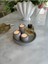 Beton Tepsili 3lü Mumluk ve Bambu Çubuklu Oda Kokusu Set (Tealight Mumlar Hediyemizdir.) 1