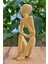 Dekoratif Thinker Temalı Düşünen Adam Heykel Biblo Bej 18 cm 5