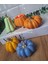 5'li Balkabağı Dekor,beton Kabak Obje,süs Dekorasyon Gold Saplı,halloween,elyapımı(Handmade) 1