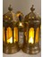 2li Set Ramazan Feneri - (Tealight LED Hediyeli ) Fanos Ev Ofis Süsü Hoşgeldin Işık Modern Dekorati 1