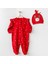 Happy Newyear Kadife Bebek Tulum Takım Red 1