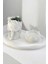 Dekoratif Beton Organizer Tabak Çiçekçi Kız Saksı Lotus Soya Mum Set 1