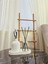 Dekoratif Mini Pampas Kuru Çiçek Vazosu Bahar Oda Kokusu Standlı Set 4