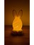 Tavşan Tealight Mumluk Dekoratif Tavşan Obje Renkli Tavşanlar Mum Hediyeli Paskalya Figür 3