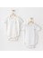 Short Sleeve 2'li Basic Body Ekru 1