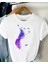Mor Tüy Baskılı Özel Tasarım Oversize Tshirt 1