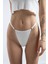 Kadın Pamuklu ve Kalp Detaylı Likralı Fitilli Kaşkorse Love V-String 3