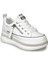 Beyaz Sneakers Deri Kadın Ayakkabı 1