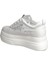 Beyaz Sneakers Deri-Tekstil Kadın Ayakkabı 2