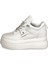 Beyaz Sneakers Deri-Tekstil Kadın Ayakkabı 3