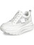 Beyaz Sneakers Deri-Tekstil Kadın Ayakkabı 1
