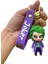 Theseul 3D Lüks Büyük Boy Marvel Joker Silikon Anahtarlık 3 Adet 1