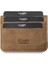 Hakiki Deri Unisex Crayz Taba Kağıt Para Bölmeli Mini Kartlık (T804) 2