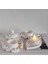 Beton Yaprak Desen Mumluk 4 Lü Set 3