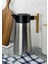 Bambu Saplı Çelik Termos - Bambu Saplı Çay Termosu - 2 Litre 1